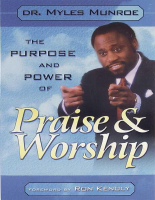 Myles Munroe - The Purpose and Power of Praise.pdf
